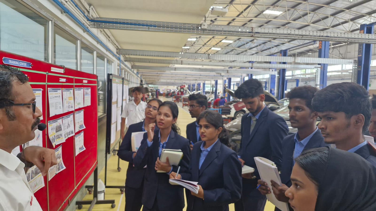 Industrial Visit to Anamalais Toyota